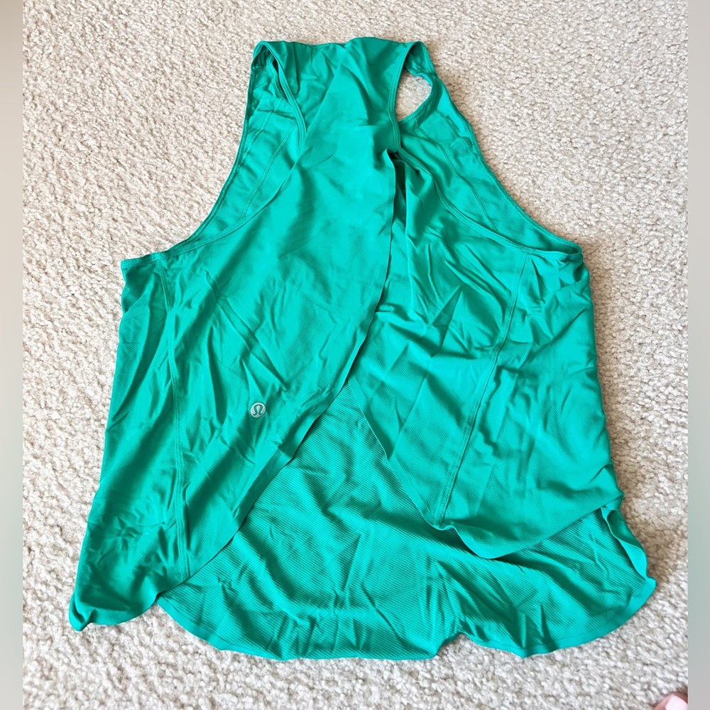 Split Back High Neck Running Training Top - image 2